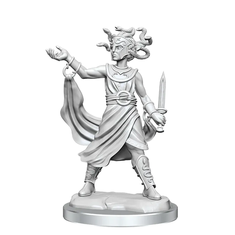 A D&D FRAMEWORKS MINIATURE: MEDUSA - UNPAINTED AND UNASSEMBLED priced at $21.99 available from Echelon Hobbies