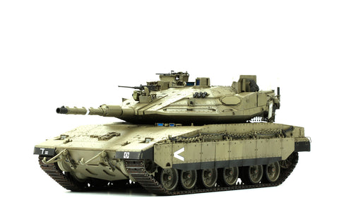 A Meng 1/35 Israel Main Battle Tank Merkava Mk.4M w/Trophy Active Protection System priced at $95.25 available from Echelon Hobbies