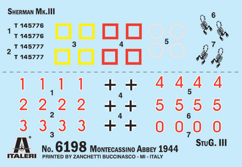 Italeri 1/72 Montecassino Abbey 1944 Breaking the Gustav Line - Battle Set