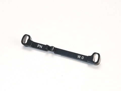 PN Racing Mini-Z MR03 Alum Tie Rod Wide 0 - Black