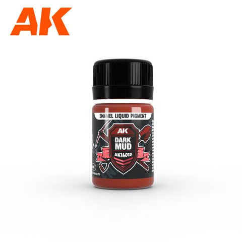 A Ak Enamel Liquid Pigments Mud Set priced at $22.99 available from Echelon Hobbies