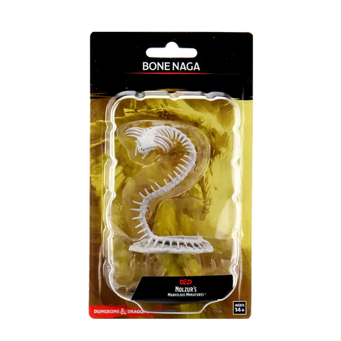 A D&D NOLZUR'S MARVELOUS MINIATURES - BONE NAGA priced at $13.99 available from Echelon Hobbies