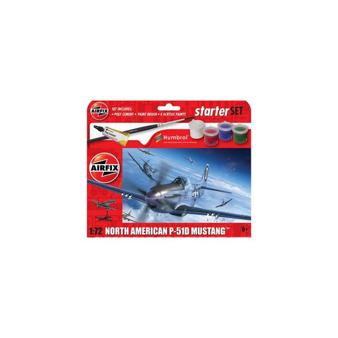 Airfix 1/72 North American P-51D Starter Set