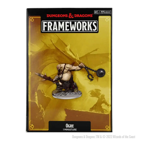 A D&D FRAMEWORKS: OGRE - UNPAINTED AND UNASSEMBLED priced at $35.99 available from Echelon Hobbies