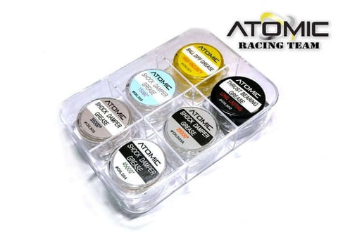 A Atomic Mini Cars Grease Combo Box Set priced at $47.99 available from Echelon Hobbies