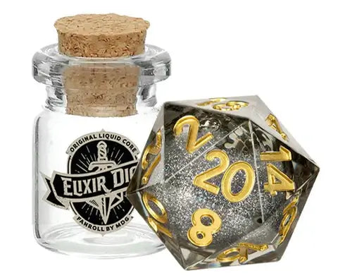 A LIQUID DICE INDIVIDUAL D20 VANISHING OIL priced at $23.99 available from Echelon Hobbies