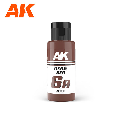 A AK Dual Exo 6A Oxide Red 60ml priced at $8.99 available from Echelon Hobbies