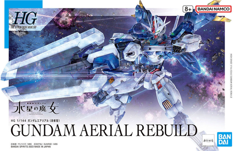 A Bandai HG #19 1/144 Gundam Aerial Rebuild "Gundam: The Witch from Mercury" priced at $31.25 available from Echelon Hobbies