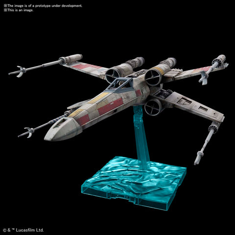 A Bandai Star Wars 1/72 X-Wing Starfighter Red5 (Rise of Skywalker) Model Kit priced at $45.99 available from Echelon Hobbies