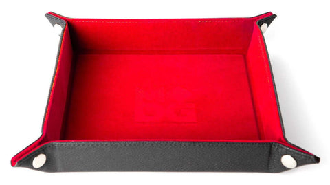 A Copy of FOLD UP VELVET DICE TRAY W/ PU LEATHER - RED priced at $21.75 available from Echelon Hobbies