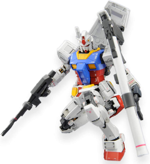 A Bandai MG 1/100 RX-78-2 Gundam (Ver. 3.0) 'Mobile Suit Gundam' priced at $74.25 available from Echelon Hobbies