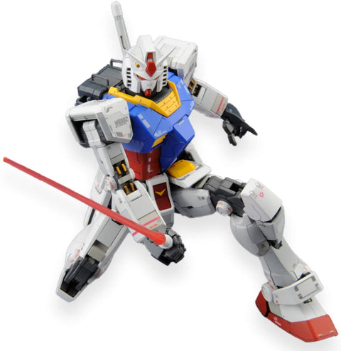 A Bandai MG 1/100 RX-78-2 Gundam (Ver. 3.0) 'Mobile Suit Gundam' priced at $74.25 available from Echelon Hobbies