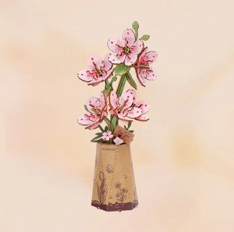 Rowood DIY Sakura 3D Wooden Puzzle