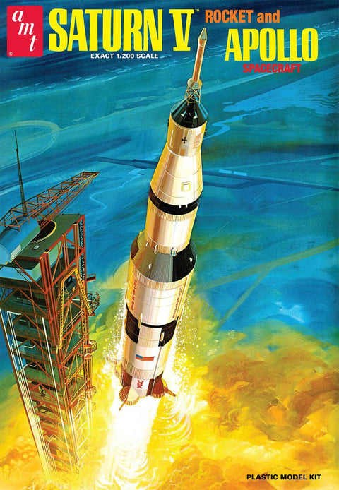 A AMT 1:200 Saturn V Rocket priced at $41.75 available from Echelon Hobbies