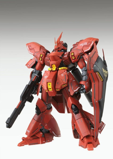 A Bandai MG 1/100 Sazabi (Ver. Ka) 'Mobile Suit Gundam: Char's Counterattack' priced at $143.25 available from Echelon Hobbies