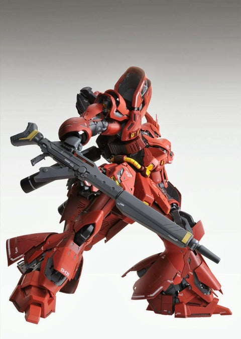 A Bandai MG 1/100 Sazabi (Ver. Ka) 'Mobile Suit Gundam: Char's Counterattack' priced at $143.25 available from Echelon Hobbies