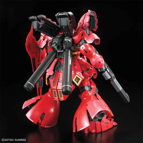 A Bandai RG #29 1/144 MSN-04 Sazabi "Mobile Suit Gundam: Char's Counterattack" priced at $74.25 available from Echelon Hobbies