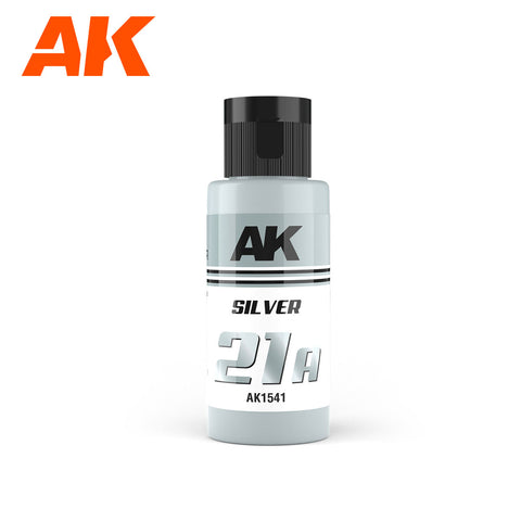 A AK Dual Exo 21A Silver 60ml priced at $8.99 available from Echelon Hobbies