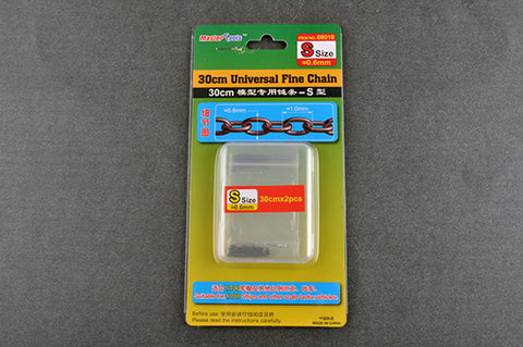 A Master Tools 30cm Universal Fine Chain S Size 0.6mm x 1.0mm priced at $6.49 available from Echelon Hobbies