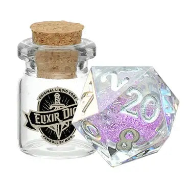 A LIQUID DICE INDIVIDUAL D20 SORCEROUS priced at $23.99 available from Echelon Hobbies