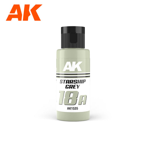 A AK Dual Exo 18A Starship Grey 60ml priced at $8.99 available from Echelon Hobbies