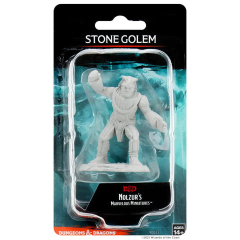 A D&D NOLZUR'S MARVELOUS MINIATURES - STONE GOLEM priced at $7.99 available from Echelon Hobbies