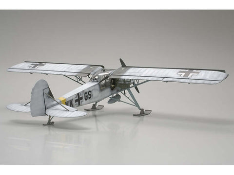 A Tamiya 1/48 Fieseler Fi156C Storch W/ figures and scenery priced at $89.99 available from Echelon Hobbies