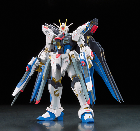 A Bandai RG #14 1/144 ZGMF-X20A Strike Freedom Gundam 'Gundam SEED Destiny' priced at $49.95 available from Echelon Hobbies