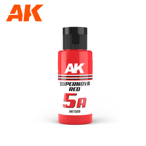 A AK Dual Exo 5A Supernova Red 60ml priced at $8.99 available from Echelon Hobbies