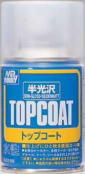 A Mr Hobby Top Coat Semi-Gloss - Water based priced at $9.99 available from Echelon Hobbies