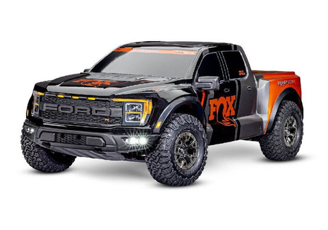 A Traxxas Ford Raptor R w/ Brushless VXL-3s ESC - Fox priced at $699.98 available from Echelon Hobbies