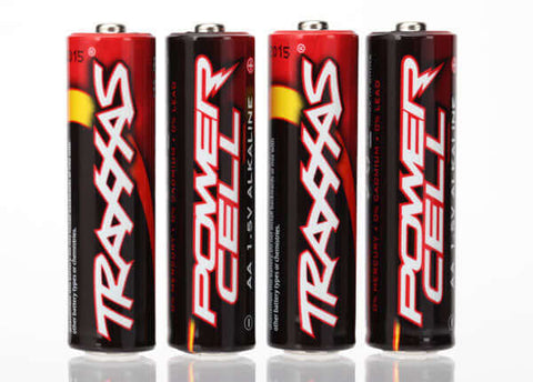 A Traxxas Battery, Power Cell AA Alkaline (4) priced at $5.99 available from Echelon Hobbies