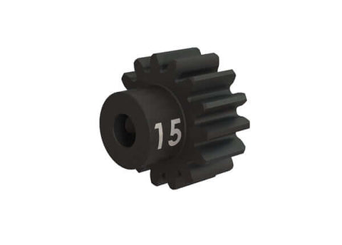 A Traxxas 32P Hardened Steel Pinion Gear (15) priced at $8.98 available from Echelon Hobbies