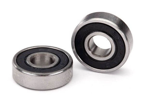 A Traxxas Ball bearing, black rubber sealed (6x16x5mm) (2) priced at $5.98 available from Echelon Hobbies