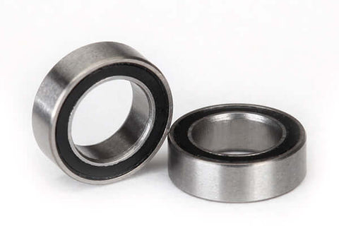 A Traxxas Ball Bearing, Black Rubber Sealed (5x8x2.5mm) (2) priced at $4.98 available from Echelon Hobbies