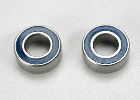 A Traxxas Ball Bearing, Blue Rubber Sealed (5x10x4mm) (2) priced at $4.98 available from Echelon Hobbies