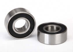 A Traxxas Ball Bearings, Black Rubber Sealed (6x13x5mm) (2) priced at $5.98 available from Echelon Hobbies