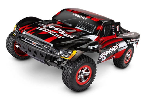 A Traxxas Slash 1/10 2WD Short Course Racing Truck RTR priced at $369.98 available from Echelon Hobbies