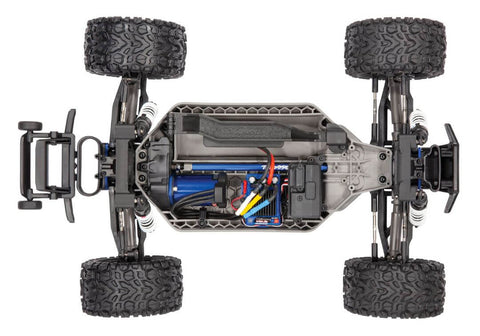 A Traxxas Rustler VXL Brushless 1/10 4x4 Stadium Truck RTR - Orange priced at $559.98 available from Echelon Hobbies