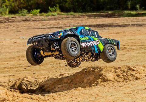 A Traxxas Slash 4X4 Ultimate (Green): 1/10 4WD Short Course Truck priced at $699.98 available from Echelon Hobbies