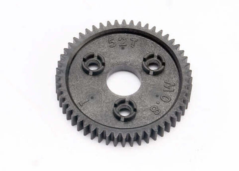 A Traxxas Spur gear, 52-tooth (0.8 metric pitch, compatible with 3 priced at $4.98 available from Echelon Hobbies