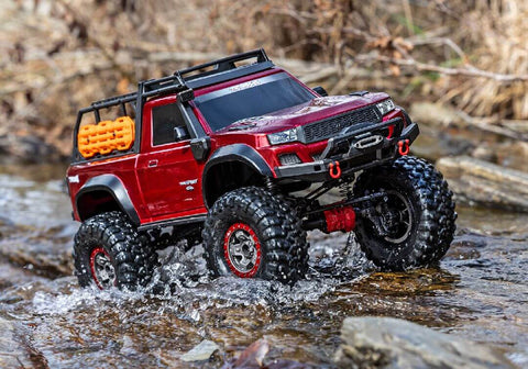 A Traxxas TRX-4 Sport - High Trail - Metallic Red priced at $539.98 available from Echelon Hobbies