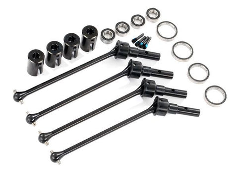 Traxxas Widemaxx Driveshafts, steel constant-velocity (assembled), front or rear - 8996X