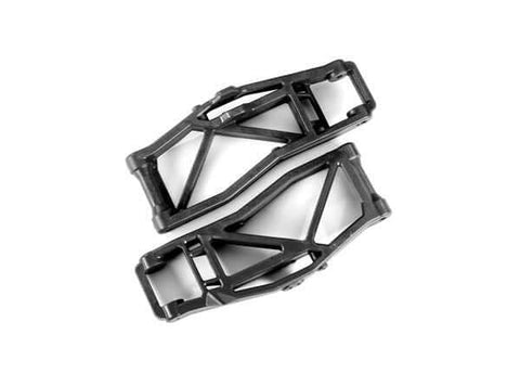 A Traxxas Suspension arms, lower, black (L/R, F/R) (WideMAXX kit) priced at $16.98 available from Echelon Hobbies