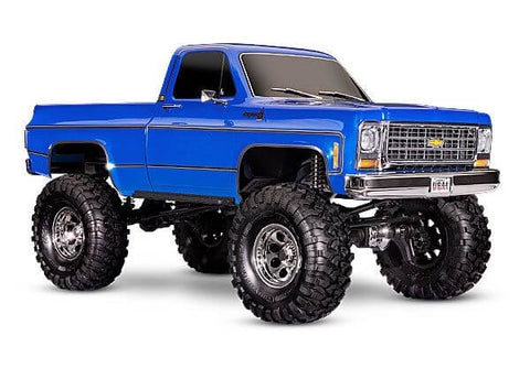 A Traxxas TRX-4 Chevrolet K10 Cheyenne High Trail Edition - Blue priced at $769.98 available from Echelon Hobbies