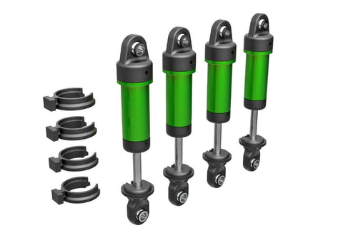 A Traxxas TRX-4M™ Shocks, GTM, Aluminum (Green-Anodized) priced at $69.98 available from Echelon Hobbies