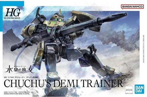 A Bandai HG #06 1/144 Chuchu's Demi Trainer "Gundam: The Witch from Mercury" priced at $24.49 available from Echelon Hobbies