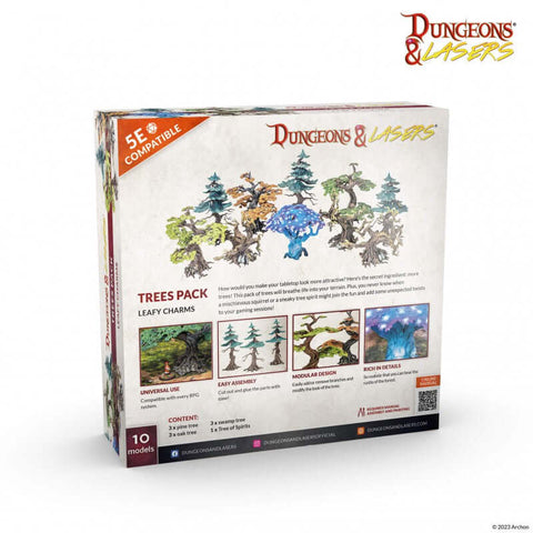 A Dungeons and Lasers: Trees Pack (D&L: Expansion Sets) priced at $94.99 available from Echelon Hobbies