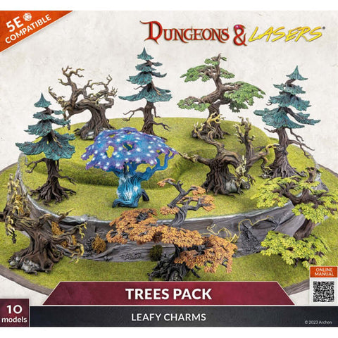 A Dungeons and Lasers: Trees Pack (D&L: Expansion Sets) priced at $94.99 available from Echelon Hobbies