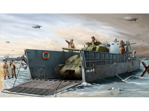 A Trumpeter 1/35 WW II US Navy LCM(3) Landing craft priced at $70.49 available from Echelon Hobbies